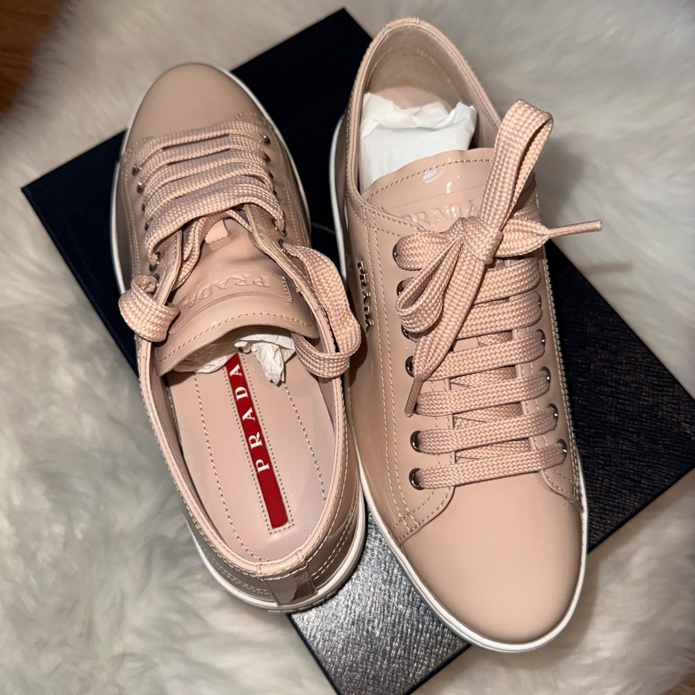 Prada Women's Sneakers in Blush Pink